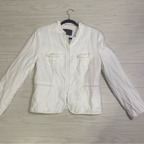 DAY Birger ET Mikkelson Jackets & Blazers - DAY Birger ET Mikkelson white linen jacket